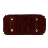 LOUIS VUITTON ALMA MM HANDLE BAG AMARANTE VERNIS