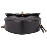 CHANEL CC IN LOVE QUILTED HEART CROSSBODYS BLACK