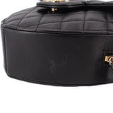 CHANEL CC IN LOVE QUILTED HEART CROSSBODYS BLACK