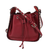 VALENTINO ROCKSTUD BUCKET CROSSBODYS RED
