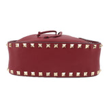 VALENTINO ROCKSTUD BUCKET CROSSBODYS RED