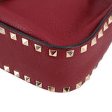 VALENTINO ROCKSTUD BUCKET CROSSBODYS RED