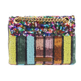 KURT GEIGER MINI KENSINGTON CROSSBODYS MULTI SEQUIN
