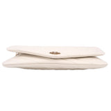 TORY BURCH KIRA CHEVRON SHOULDER BAGS CREAM