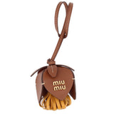 MIU MIU Bag Charm ACCESS2 BROWN