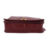 COACH VINTAGE RECONDITIONED COMPACT POUCH SHOULDER BAGS OXBLOOOD