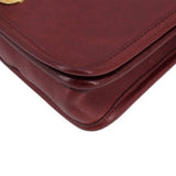 COACH VINTAGE RECONDITIONED COMPACT POUCH SHOULDER BAGS OXBLOOOD