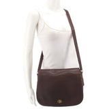 COACH VINTAGE RECONDITIONED STEWARDESS CROSSBODYS MAHOGANY