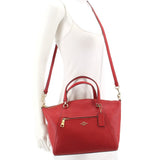 COACH PRAIRIE SATCHEL CROSSBODYS RED