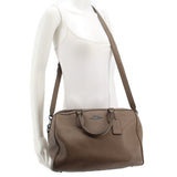 COACH ROWAN SATCHEL CROSSBODYS BROWN