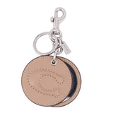 COACH MIRROR KEYCHAIN ACCESSORIES TAN