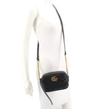 GUCCI MINI MARMONT CROSSBODYS BLACK