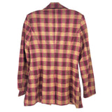 AVEC LES FILLES PLAID BLAZERS BROWN S