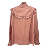 SAINT LAURENT SATIN TOPS SALMON S