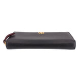 GUCCI MARMONT ZIP AROUND WALLETS BLACK