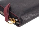 GUCCI MARMONT ZIP AROUND WALLETS BLACK