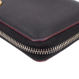 GUCCI MARMONT ZIP AROUND WALLETS BLACK