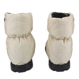 PRADA RE-NYLON QUILTED BOOTS CREAM 39 EU | 8 US