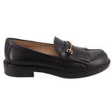 SAM EDELMAN LEATHER LOAFERS BLACK 9