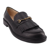 SAM EDELMAN LEATHER LOAFERS BLACK 9