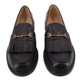 SAM EDELMAN LEATHER LOAFERS BLACK 9