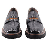 PAUL GREEN PATENT LOAFERS BLACK 8 US