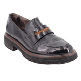 PAUL GREEN PATENT LOAFERS BLACK 8 US