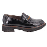PAUL GREEN PATENT LOAFERS BLACK 8 US