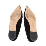 SAM EDELMAN WHEATON POINTED TOE FLATS BLACK 7.5 US