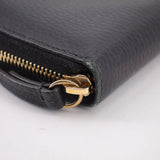 GUCCI MARMONT ZIP AROUND WALLETS BLACK