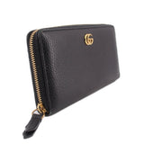 GUCCI MARMONT ZIP AROUND WALLETS BLACK