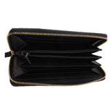 GUCCI MARMONT ZIP AROUND WALLETS BLACK