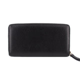 GUCCI MARMONT ZIP AROUND WALLETS BLACK