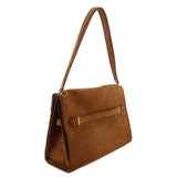 TORY BURCH LARGE LEE RADZIWILL SHOULDER BAGS CARAMEL