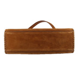 TORY BURCH LARGE LEE RADZIWILL SHOULDER BAGS CARAMEL