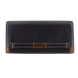 TORY BURCH T SLIM WALLETS BLACK