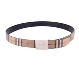 BURBERRY REVERSE BELTS PLAID/BLACK XL