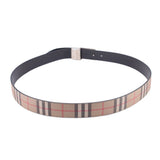 BURBERRY REVERSE BELTS PLAID/BLACK XL