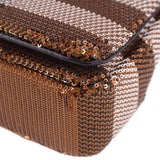 BURBERRY LOLA SEQUIN SHOULDER BAGS BROWN