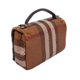BURBERRY LOLA SEQUIN SHOULDER BAGS BROWN