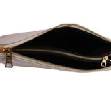 LOUIS VUITTON Coussin MM crossbody bag open view, black interior and gold zipper