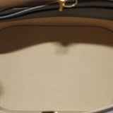 TOTEME PALMELLATA BELTED BUCKET SHOULDER BAGS BLACK