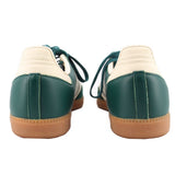 ADIDAS LEATHER SNEAKERS GREEN 11 US