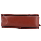 COACH STUDIO SIGNATURE CANVAS SHOULDER BAGS COGNAC
