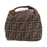 FENDI MINI VANITY POUCH HANDLE BAG TOBACCO