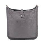 HERMES EVELYNE TPM CLEMENCE CROSSBODYS BLACK/GOLD