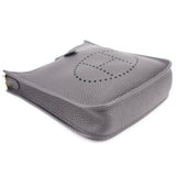 HERMES EVELYNE TPM CLEMENCE CROSSBODYS BLACK/GOLD