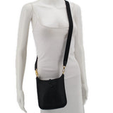 HERMES EVELYNE TPM CLEMENCE CROSSBODYS BLACK/GOLD