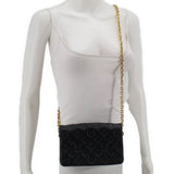 LOUIS VUITTON POCHETTE COUSSIN CROSSBODYS BLACK