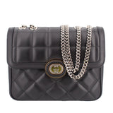 GUCCI DECO SHOULDER BAGS BLACK